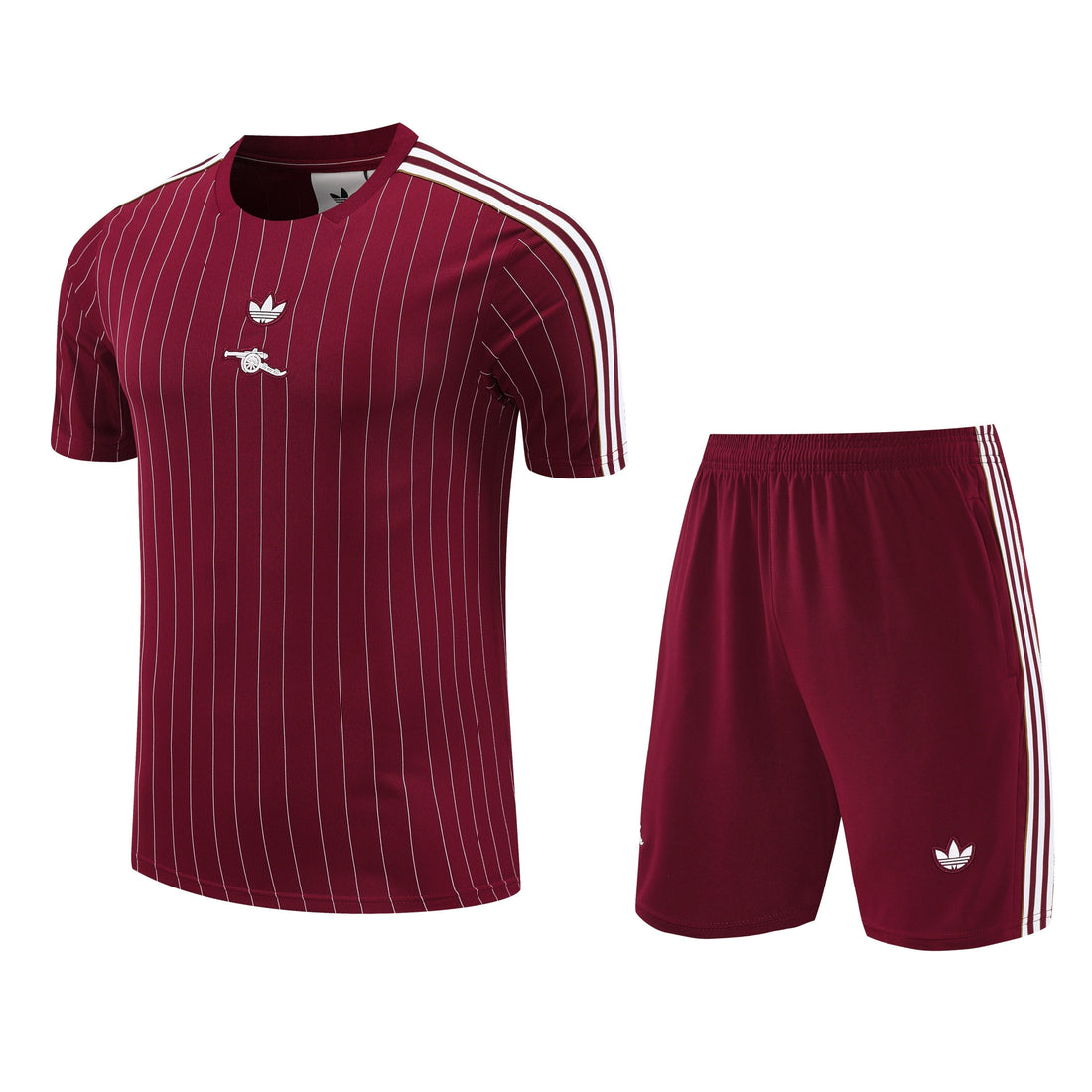 Maglia da allenamento e pantaloncini del Arsenal 25/26