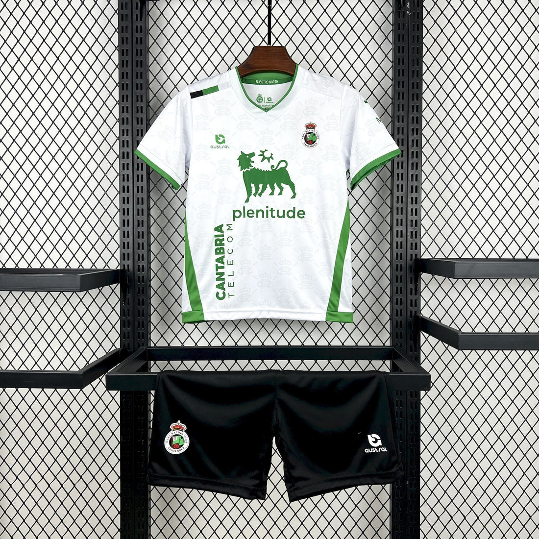 T-shirt e Pantaloncini per Bambino Racing de Santander Home 25/26