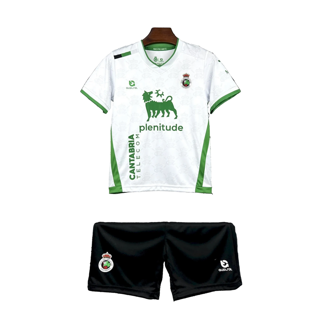 T-shirt e Pantaloncini per Bambino Racing de Santander Home 25/26