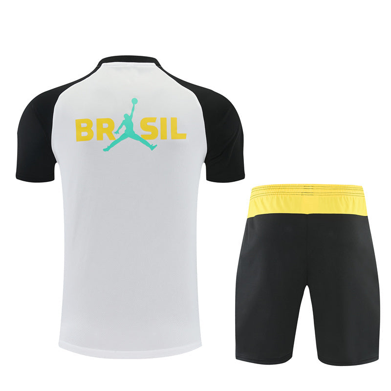 Maglia e Pantaloncini Allenamento Brasil Bambino 26/27