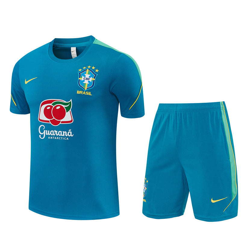 Maglia e Pantaloncini Allenamento Brasil Bambino 26/27