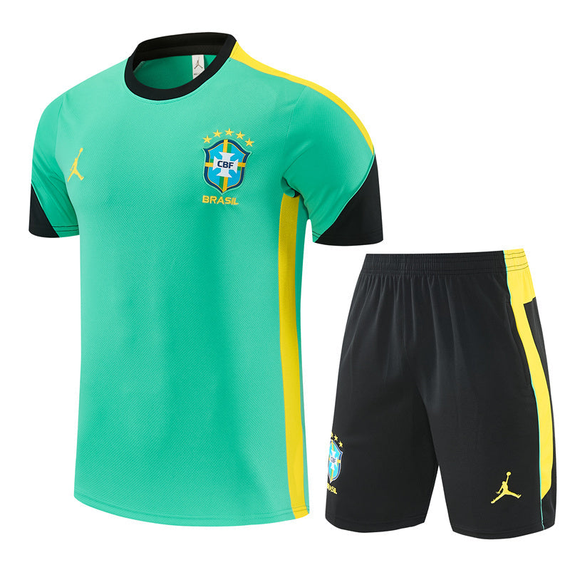 Maglia e Pantaloncini Allenamento Brasil Bambino 26/27