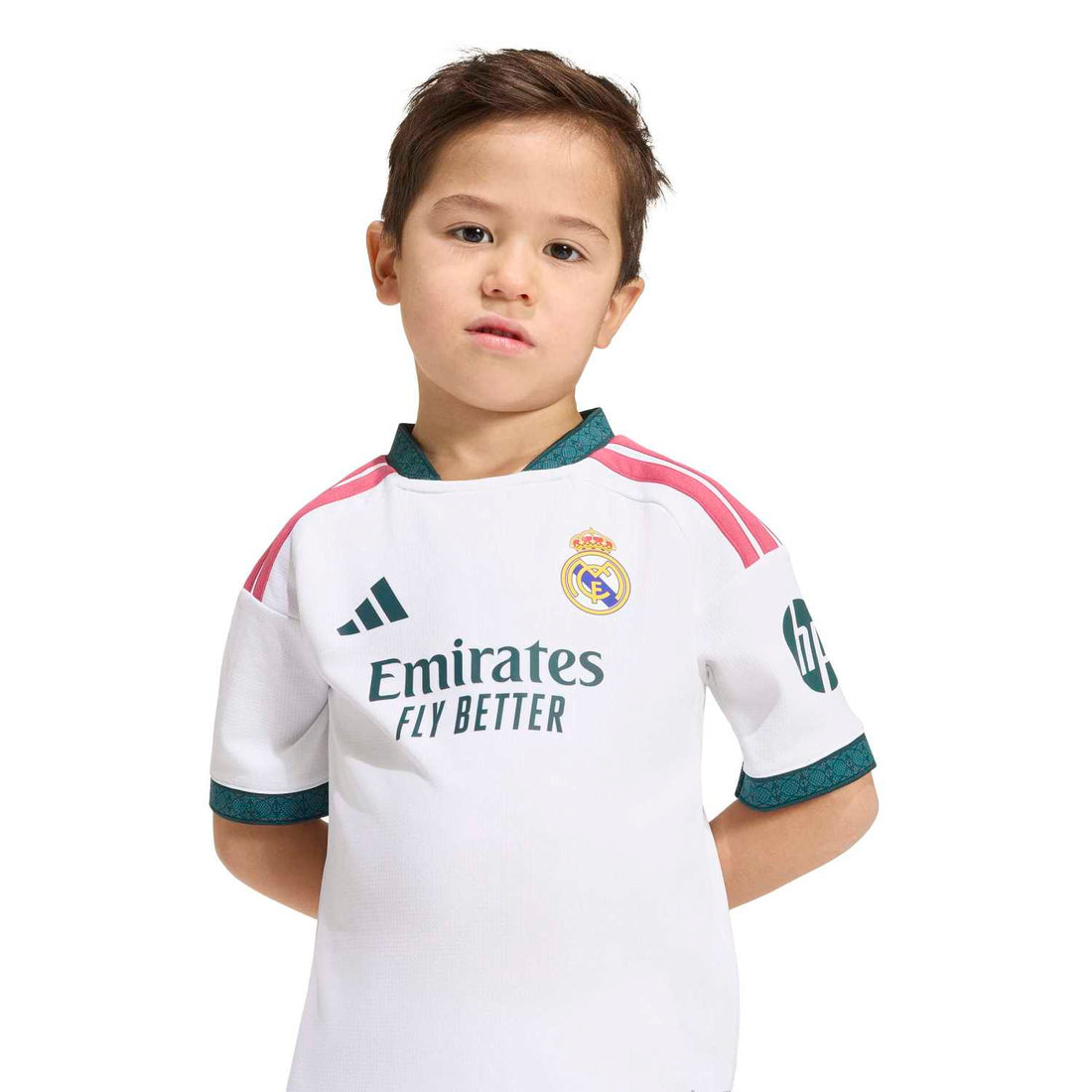 T-shirt e Pantaloncini Bambino Real Madrid Home 26/27 - Con Calzettoni