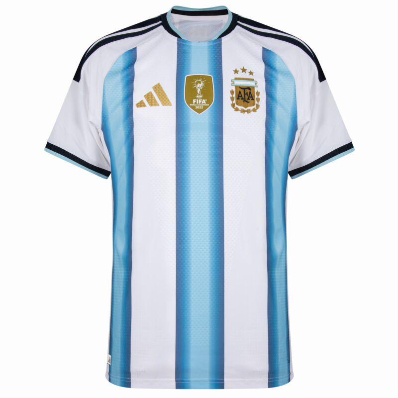 MAGLIA ARGENTINA Home - 26/27 VERSIONE GIOCATORE - CON TOPPA DEL CAMPIONE DELLA COPPA DEL MONDO