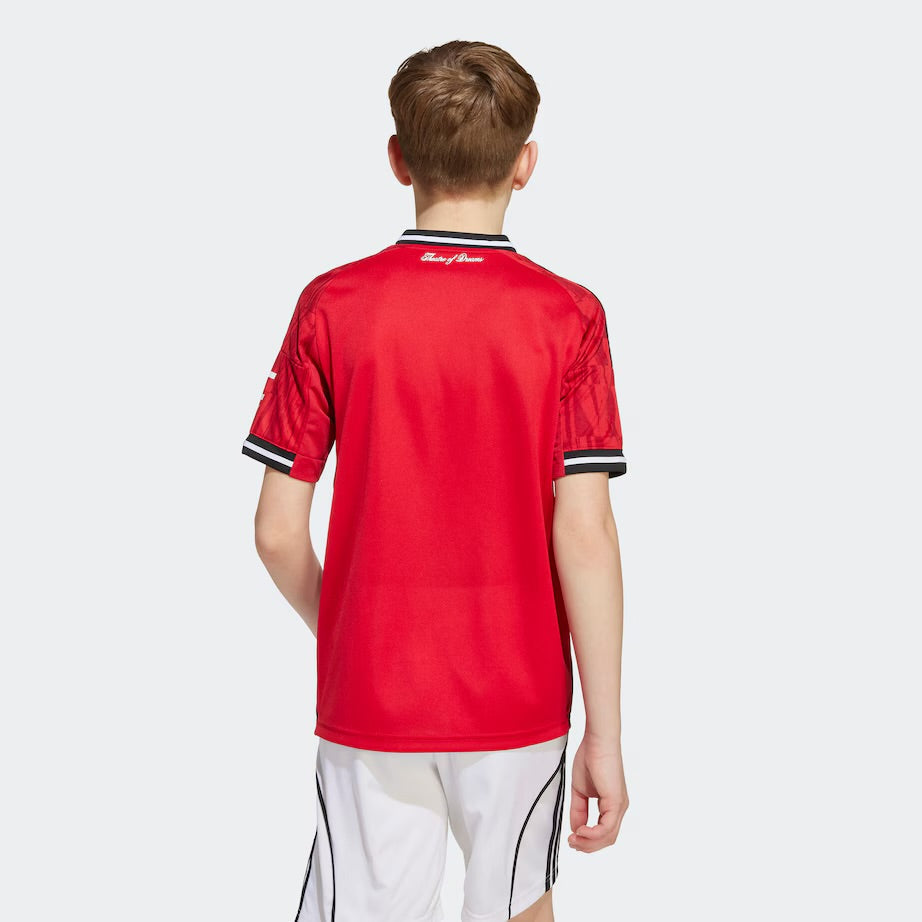 T-shirt e Pantaloncini per Bambino Manchester United Home 25/26