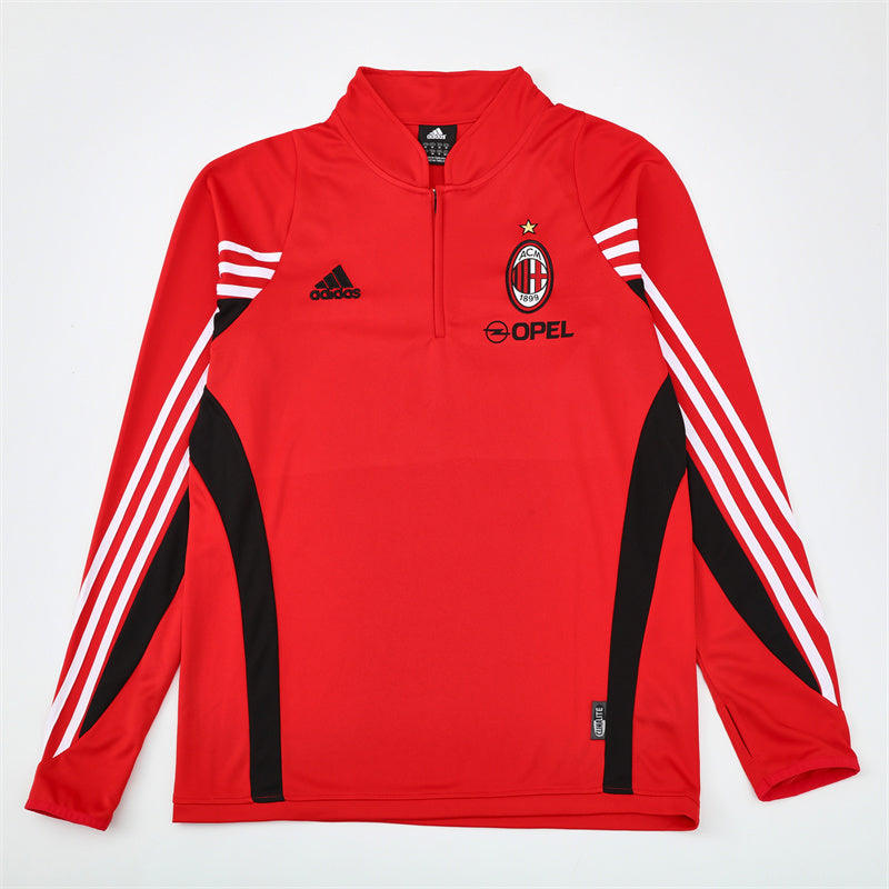 Maglia da allenamento retrò manica lunga Ac Milan 03/04