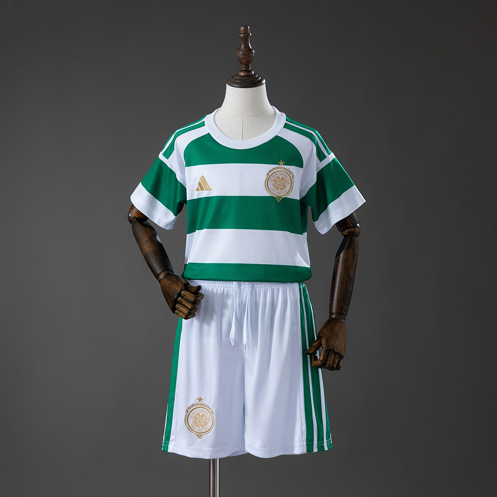 T-shirt e Pantaloncini per Bambino Celtic Home 26/27