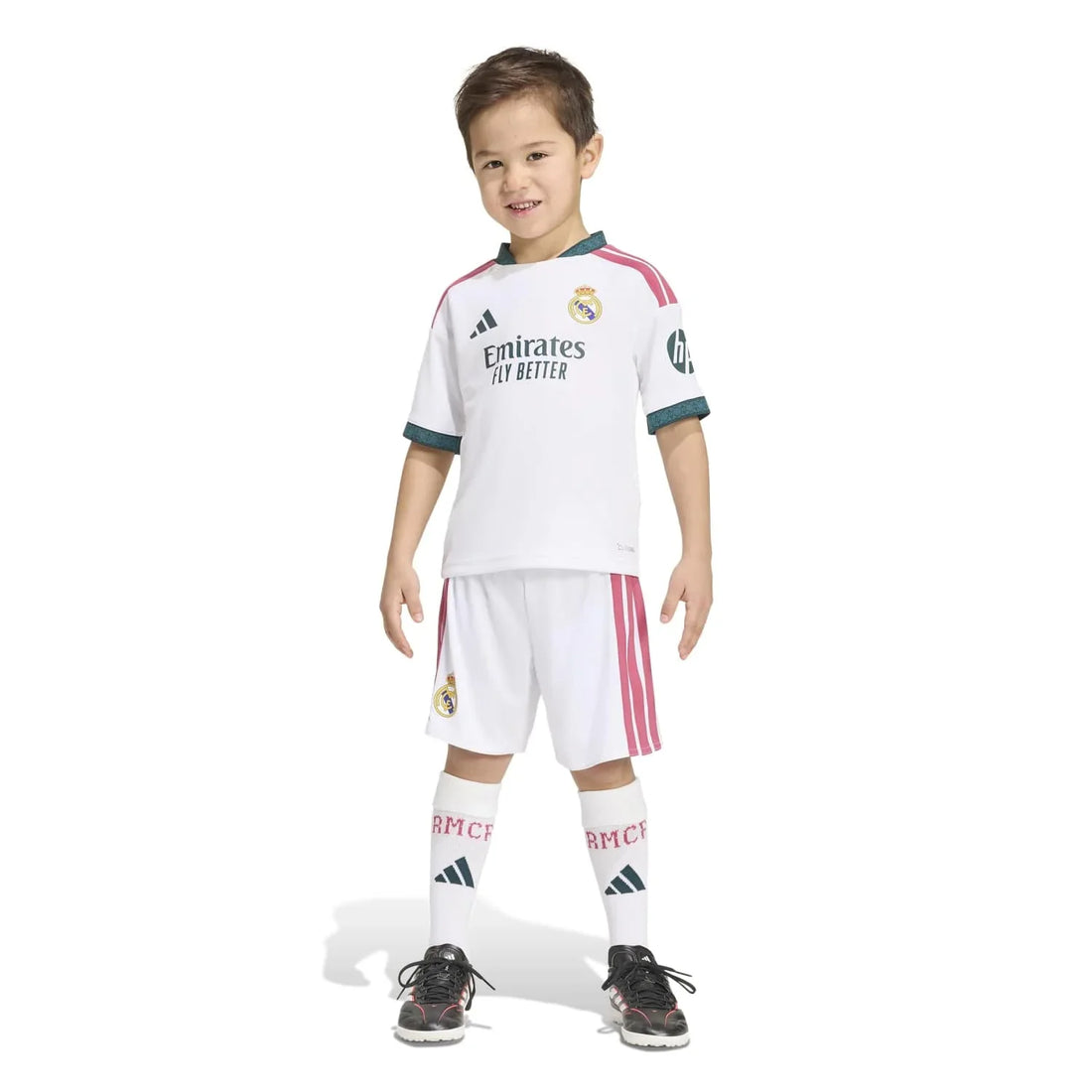 T-shirt e Pantaloncini Bambino Real Madrid Home 26/27 - Con Calzettoni