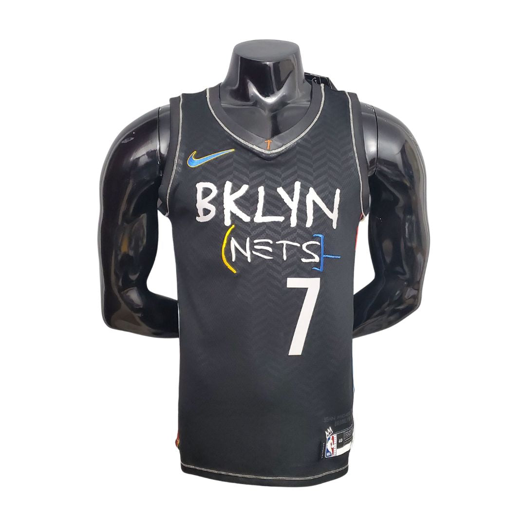 Maglia Brooklyn Nets DURANT#7 City Edition nera NBA