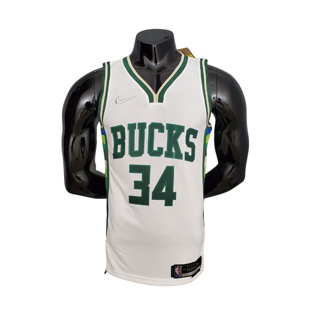 Maglia NBA Milwaukee Bucks #34 Antetokounmpo