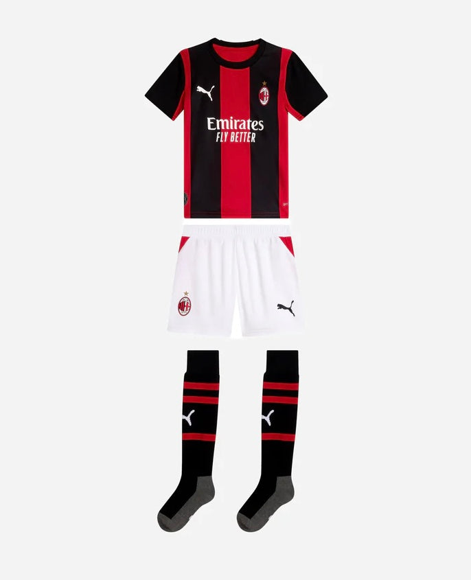 T-shirt e Pantaloncini per Bambino AC MILAN Home 26/27 - Con Calzini
