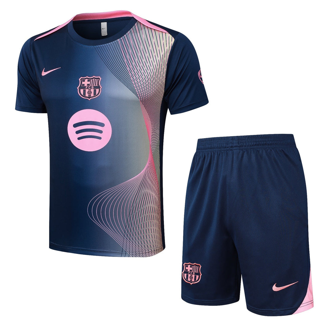 Maglia e Pantaloncini pre-allenamento FC Barcelona Bambino 25/26