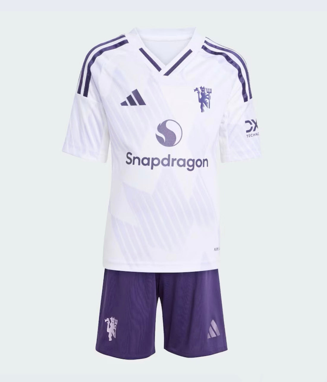 T-shirt e Pantaloncini per Bambino Manchester United Away 25/26