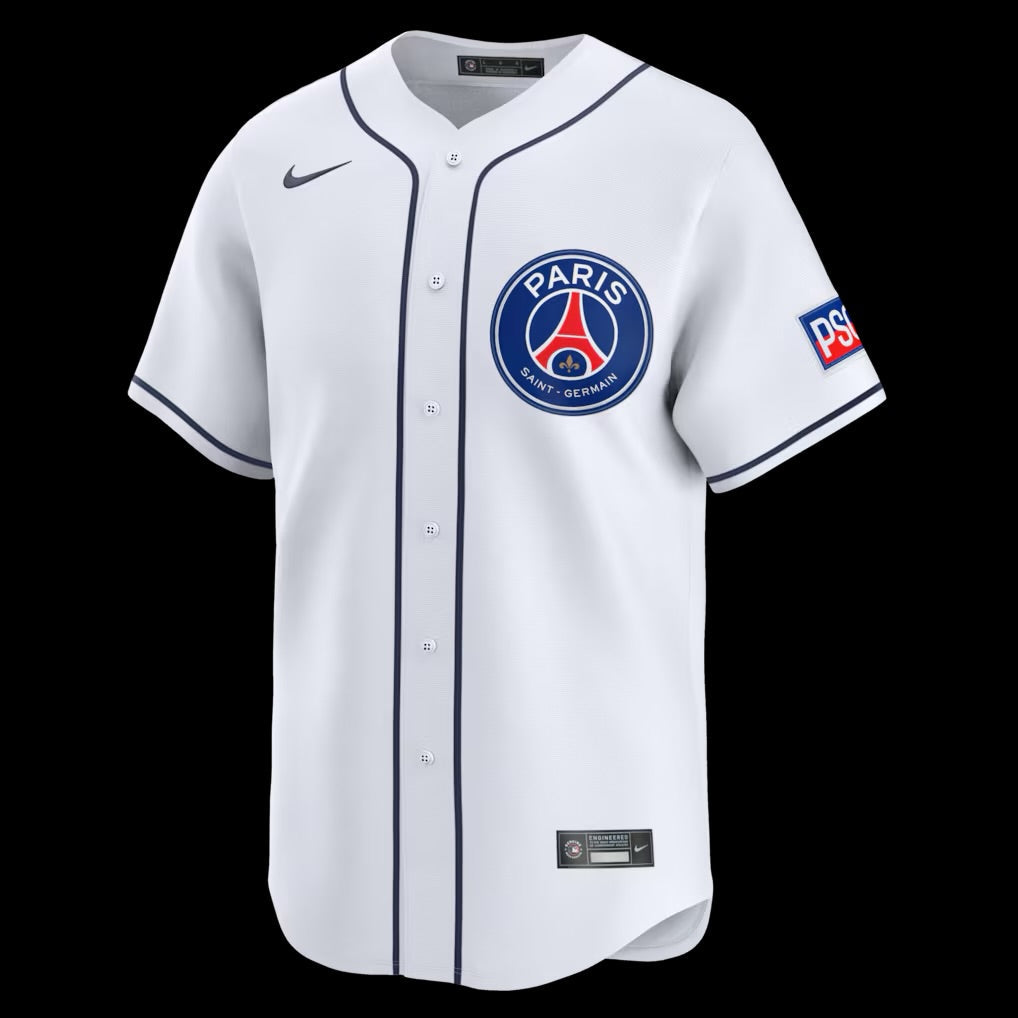 Maglia PSG 2025 Soccer x MLB Limited Jersey - White