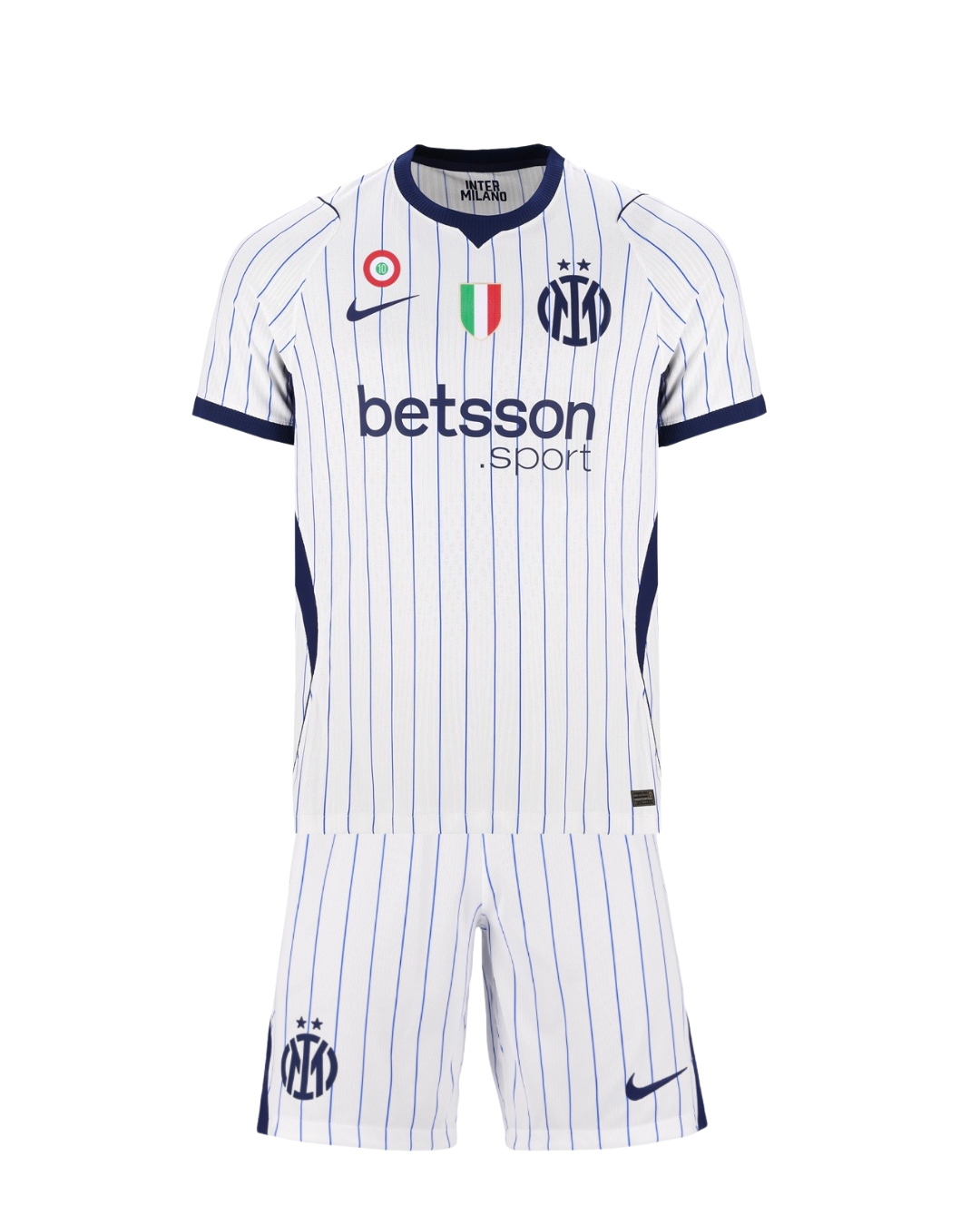 T-shirt e Pantaloncini per Bambino Inter Away 26/27 Scudetto + Coccarda