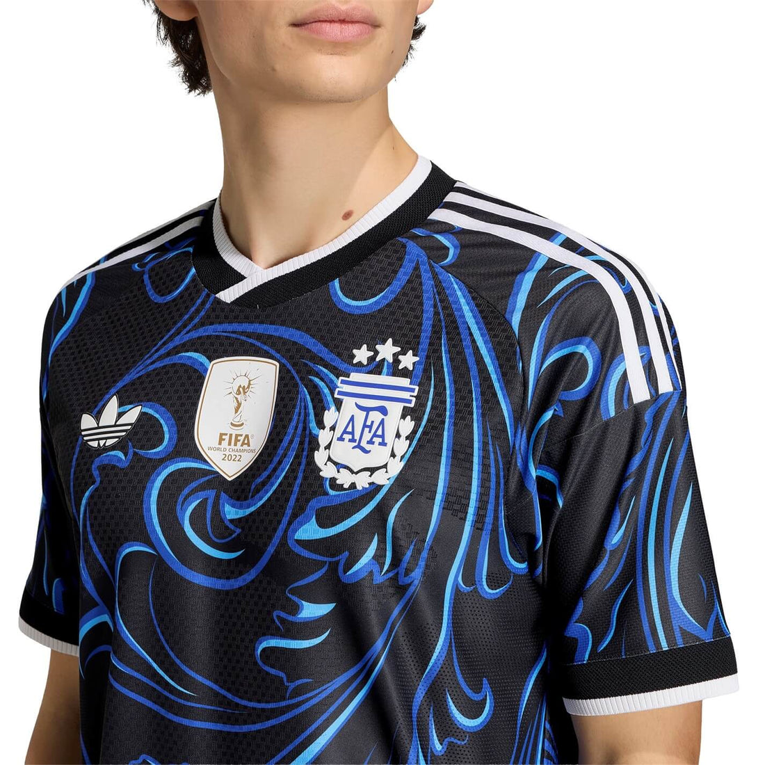 MAGLIA ARGENTINA Away - 26/27 VERSIONE GIOCATORE - CON TOPPA DEL CAMPIONE DELLA COPPA DEL MONDO