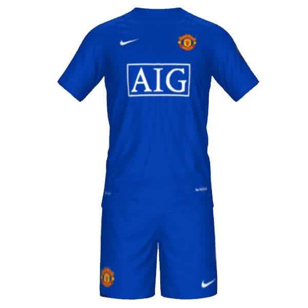 T-shirt e Pantaloncini per Bambino Manchester United Retro 08/09