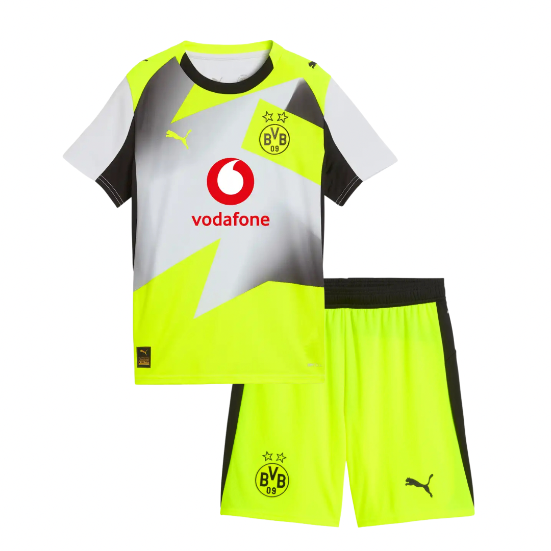 T-shirt e Pantaloncini per Bambino Borussia Dortmund Away 25/26