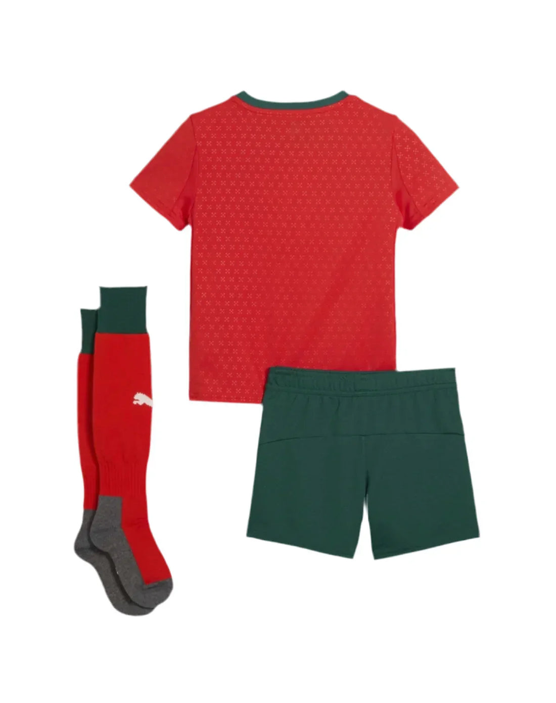 T-shirt e Pantaloncini per Bambino Portogallo Home 25/26 - Con Calzini