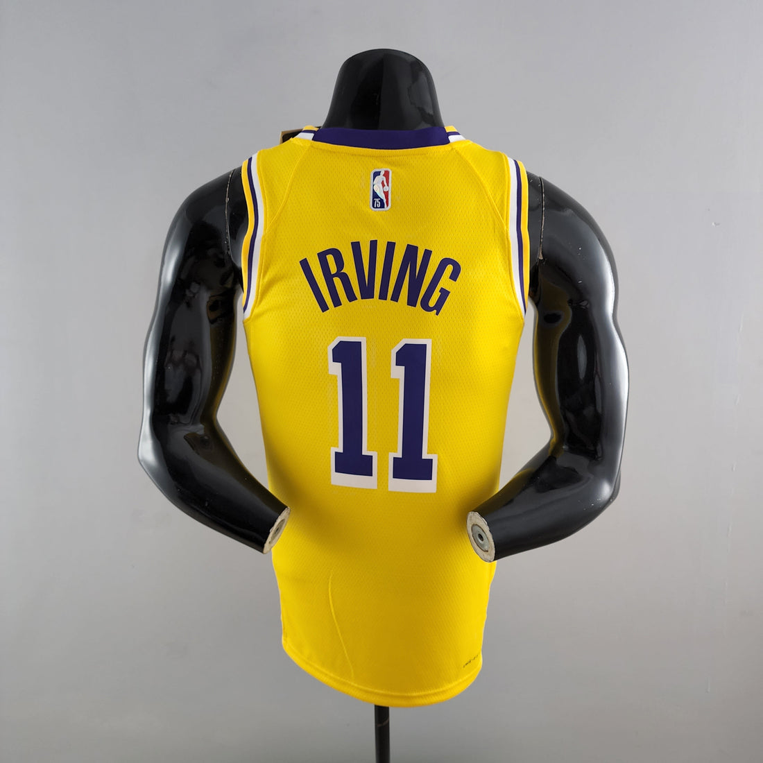 75° Anniversario IRVING # 11 Los Angeles Lakers Maglia gialla NBA