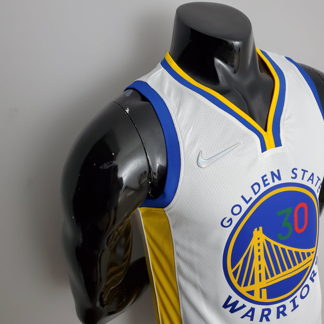 Maglia NBA bianca n. 30 Edizione Messico Golden State Warriors Curry 75° Anniversario