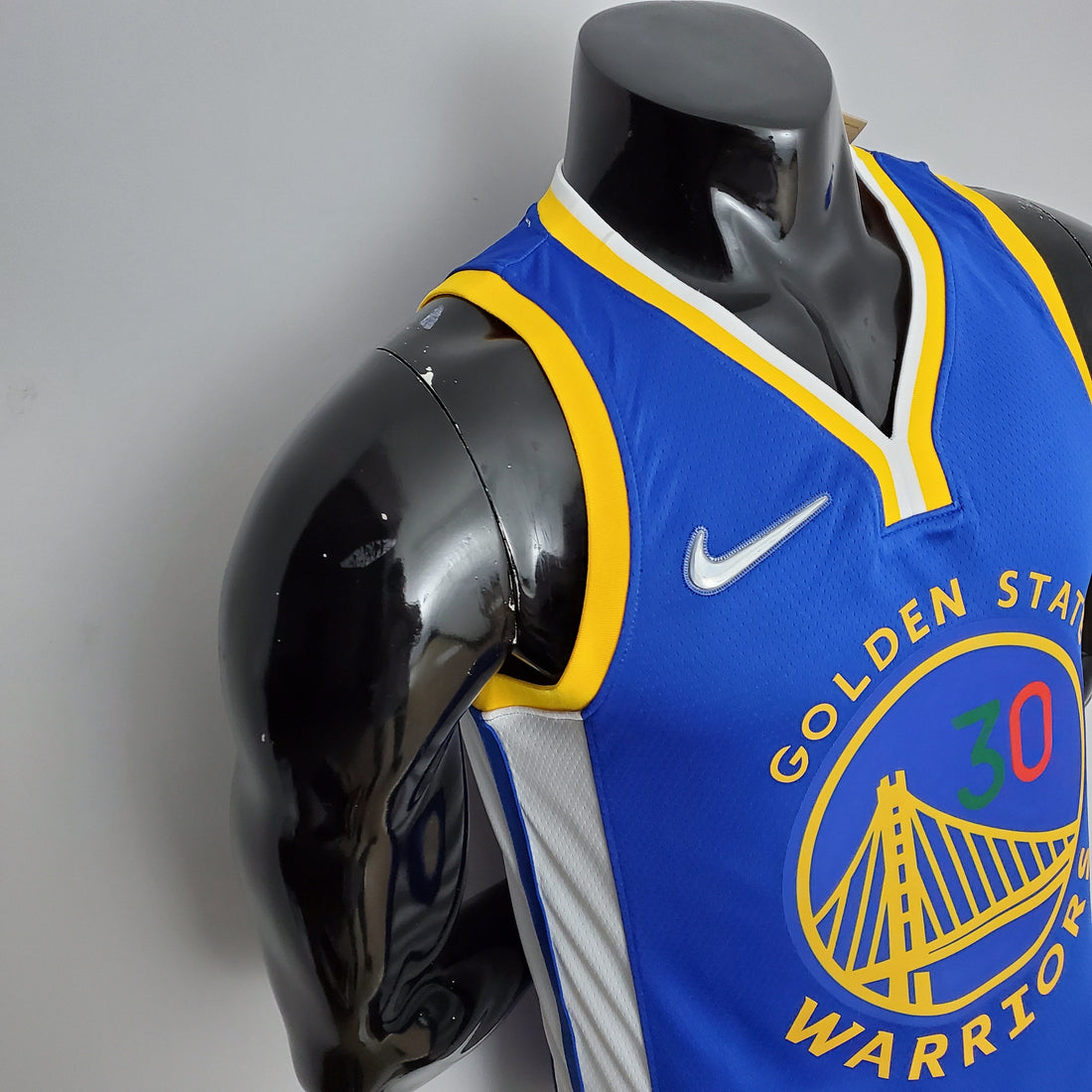 Maglia NBA blu Golden State Warriors 75th Anniversary Curry # 30 Mexico Edition