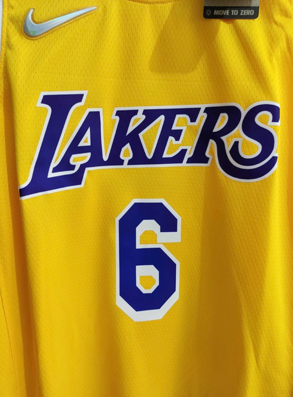 Maglia NBA Los Angeles Lakers #6 JAMES