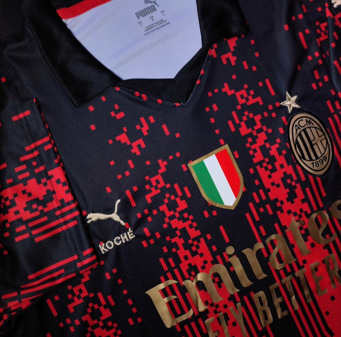 Maglia AC MILAN GARA X KOCHE 4th 2022/23 - Con Toppa Scudetto e Serie A