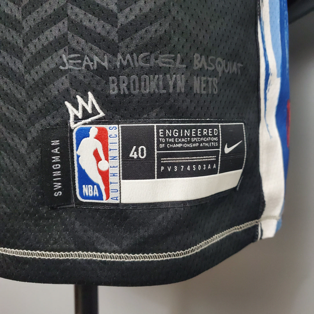 Maglia Brooklyn Nets DURANT#7 City Edition nera NBA