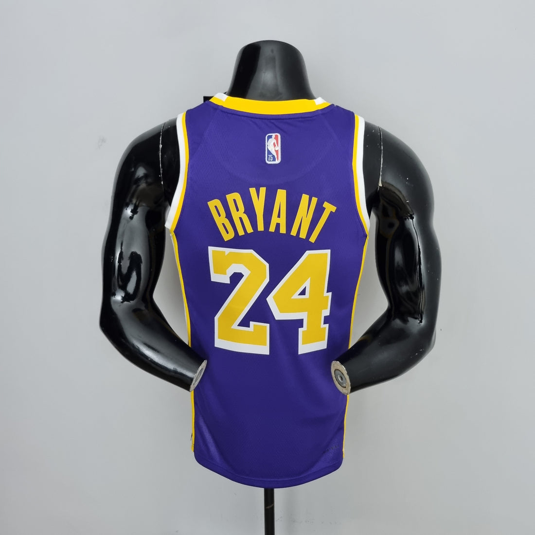 75° Anniversario BRYANT#24 Los Angeles Lakers Jordan Maglia Viola NBA