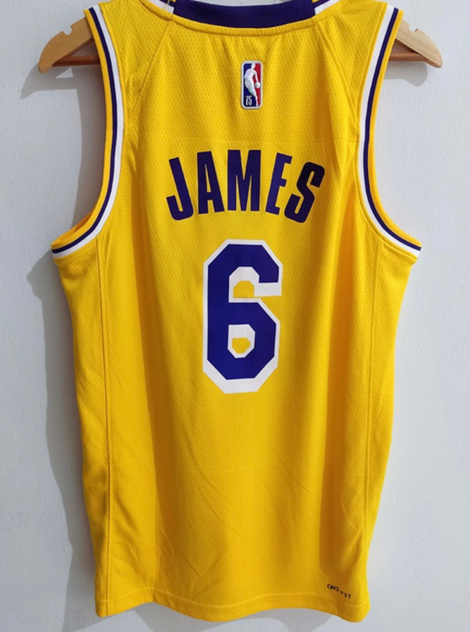 Maglia NBA Los Angeles Lakers #6 JAMES